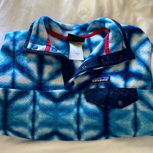 Patagonia Tie Die Blue Crewneck